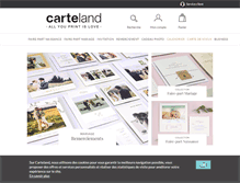 Tablet Screenshot of carteland.com